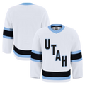 Yuxns U.Mammoth White Away Authentic Pro Jerseys