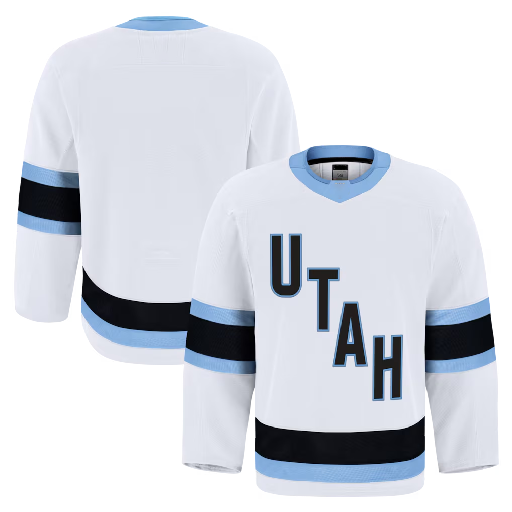 Yuxns U.Mammoth White Away Authentic Pro Jerseys