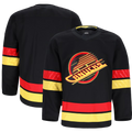 Yuxns V.Canucks Black Alternate Authentic Pro Jerseys