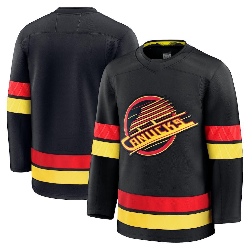 Yuxns V.Canucks Black Alternate Premium Jerseys