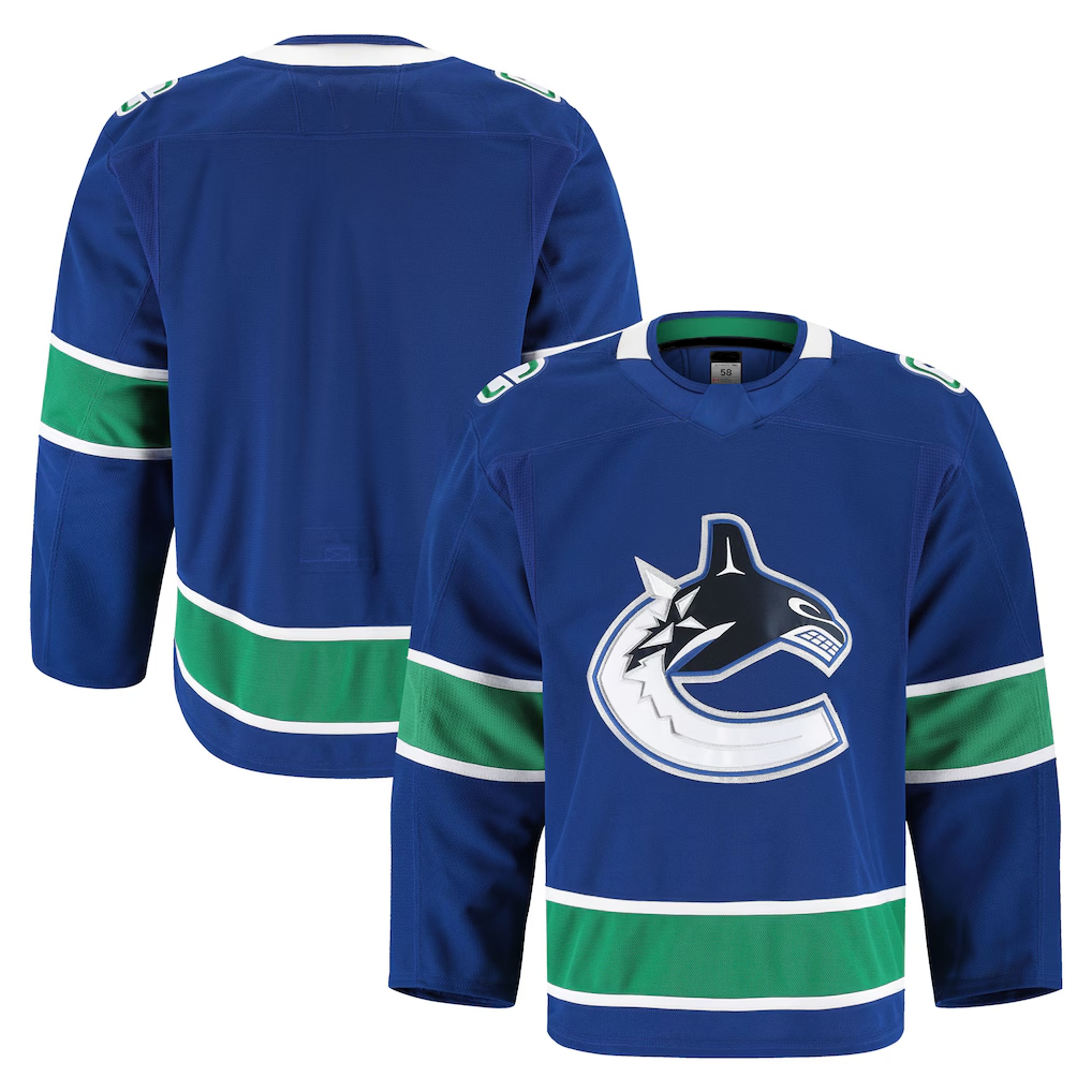 Yuxns V.Canucks Blue Home Authentic Pro Jerseys