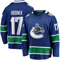 Yuxns V.Canucks #17 Filip Hronek Blue Home Breakaway Jerseys
