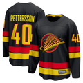 Yuxns V.Canucks #40 Elias Pettersson Black Breakaway Jerseys