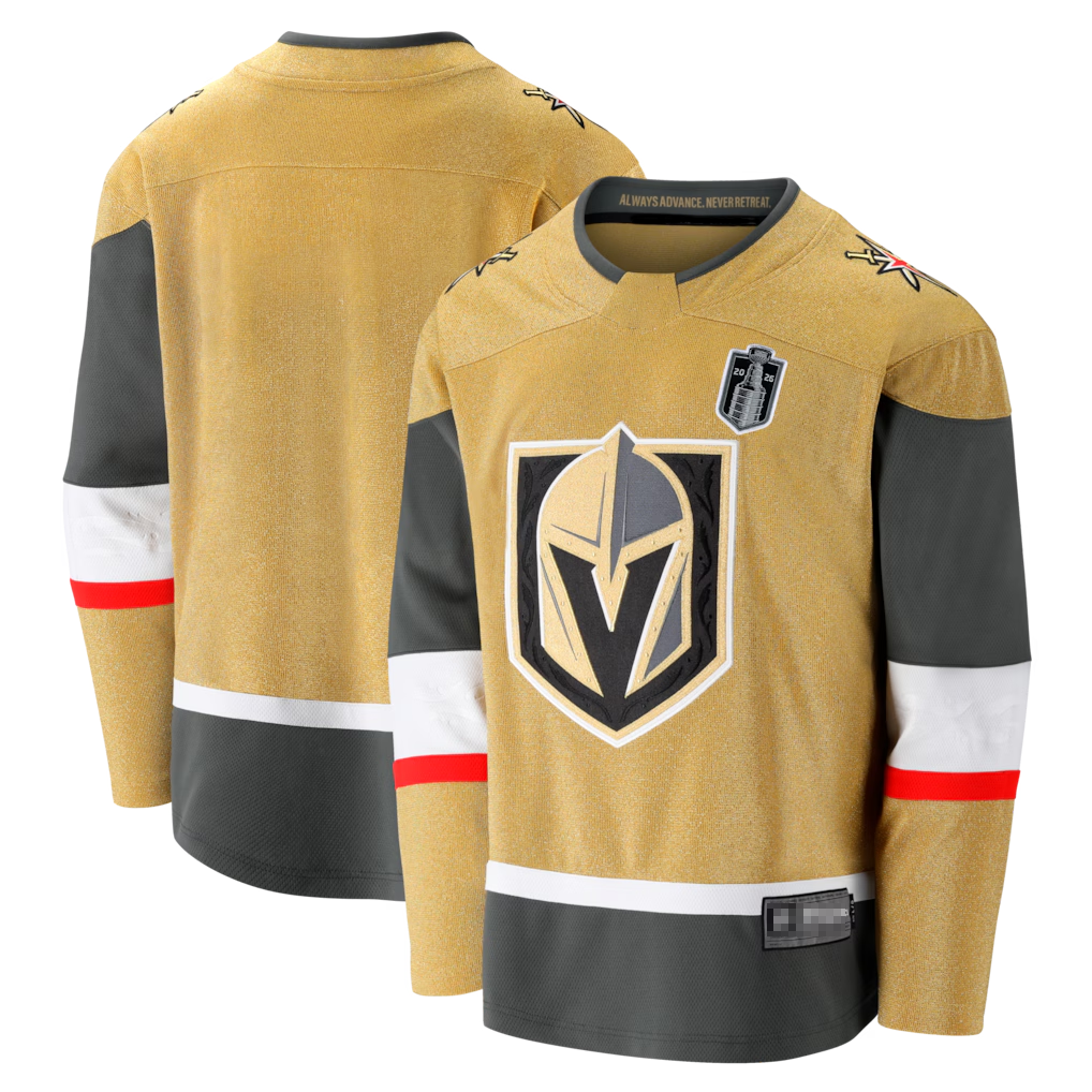 Yuxns VG.Knights Gold 2026 Stanley Cup Final Breakaway Jerseys