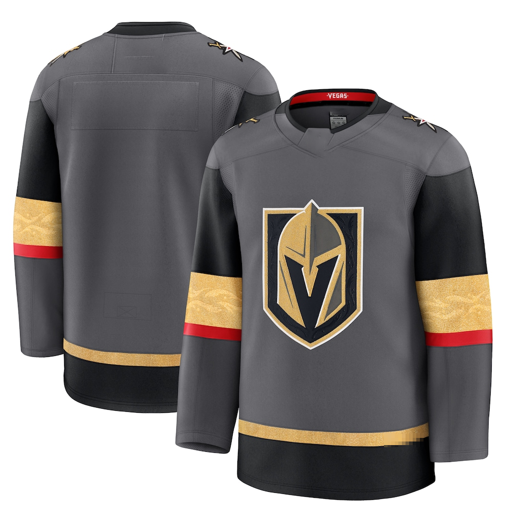 Yuxns VG.Knights Gray Alternate Premium Jerseys