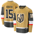 Yuxns VG.Knights #15 Noah Hanifin Gold Home Breakaway Jerseys