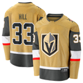 Yuxns VG.Knights #33 Adin Hill Gold Home Breakaway Jerseys