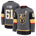 Yuxns VG.Knights #61 Mark Stone Gray Alternate Premium Jerseys