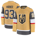 Yuxns VG.Knights #93 Mitch Marner Gold Home Premium Jerseys
