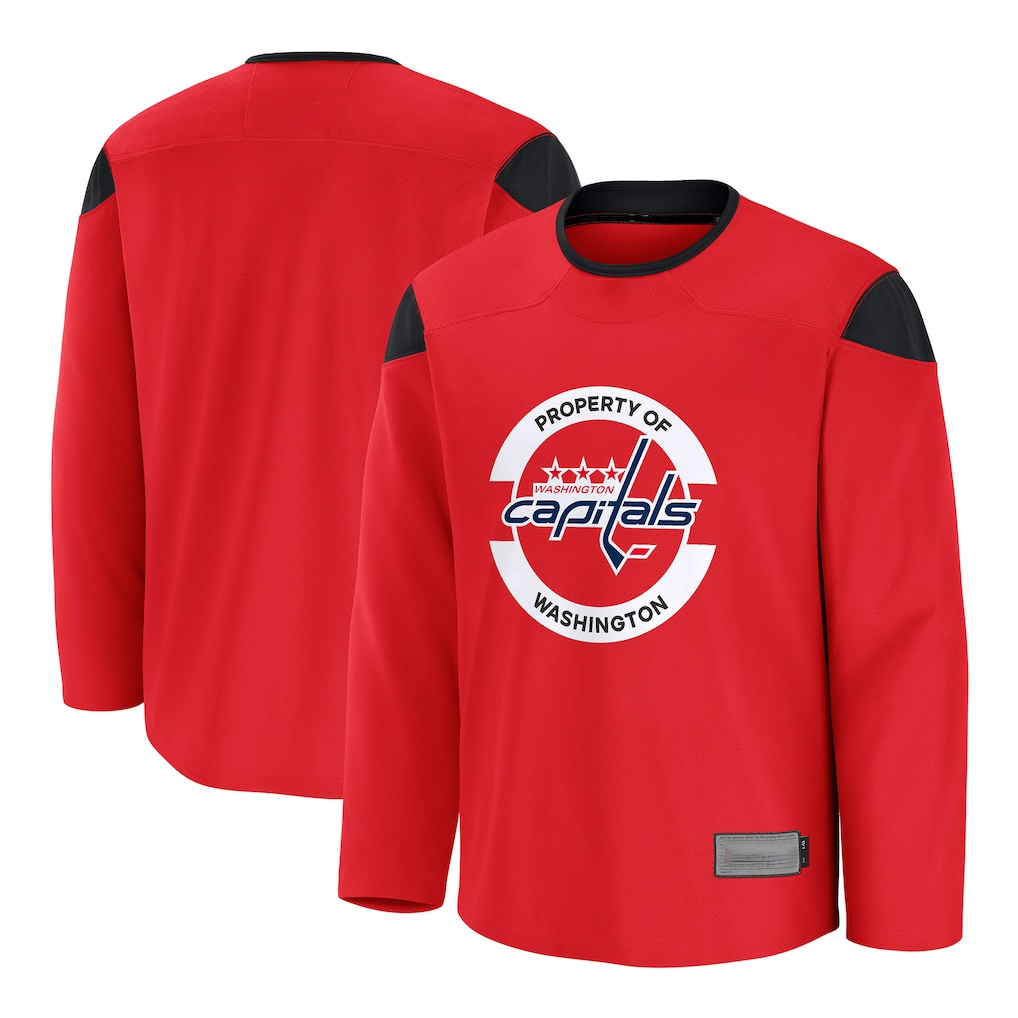 Yuxns W.Capitals White 2024 Hockey Fights Cancer Practice Jerseys