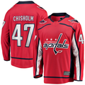 Yuxns W.Capitals #47 Declan Chisholm Red Home Breakaway Jerseys