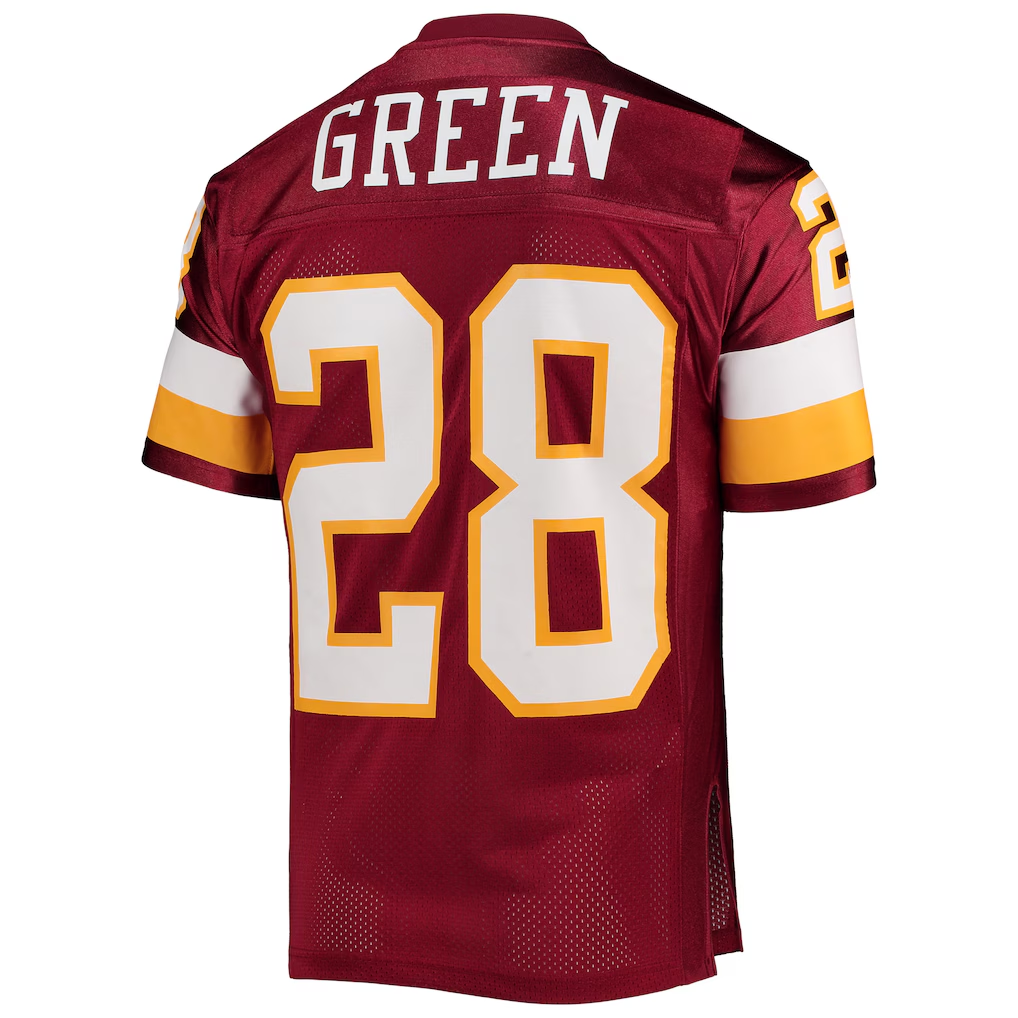 Yuxns W.Commanders 1994 #28 Darrell Green Mitchell & Ness Burgundy Authentic Throwback Retired Player Jersey Puhic Game Stitched Jerseys