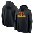 Yuxns W.Commanders Black Pullover Hoodies Home Game Blank Player Stitched Jerseys