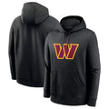 Yuxns W.Commanders Gray Pullover Hoodies Game Blank Player Stitched Jerseys