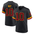 Yuxns W.Commanders #10 Tress Way Player Black Limited Home Game Stitched Jerseys