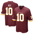 Yuxns W.Commanders #10 Tress Way Player Burgundy Team Color Home Game Stitched Jerseys