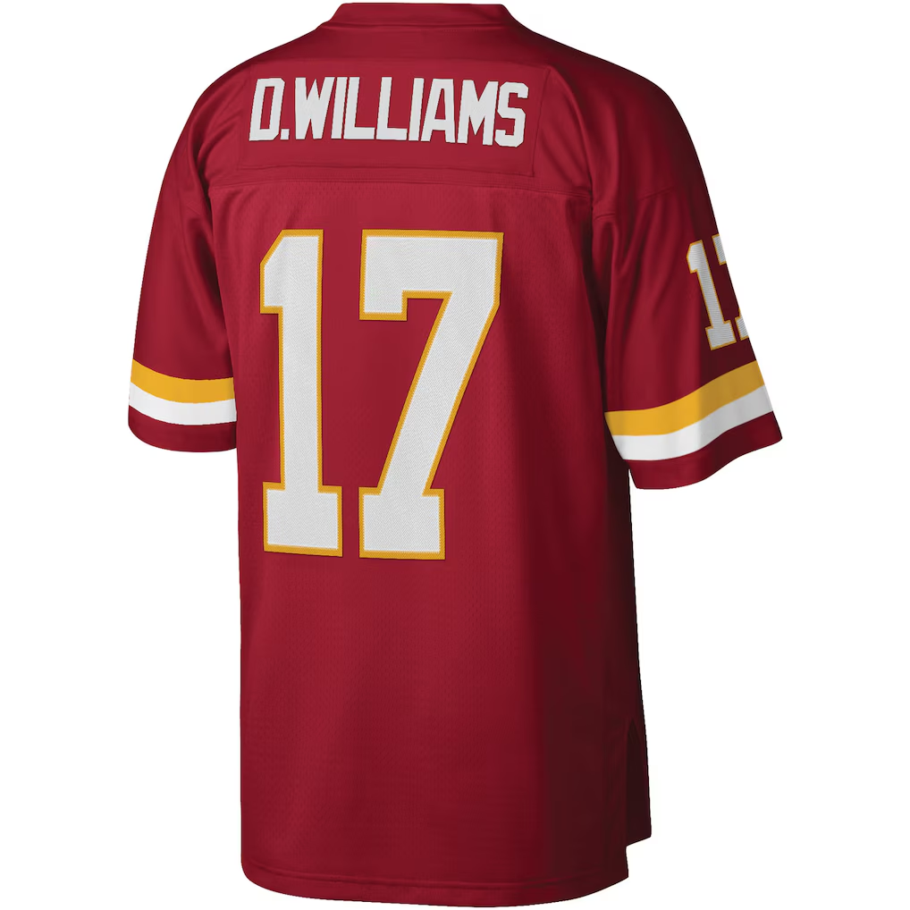 Yuxns W.Commanders #17 Doug Williams Mitchell & Ness Burgundy Legacy Replica Puhic Stitched Jerseys