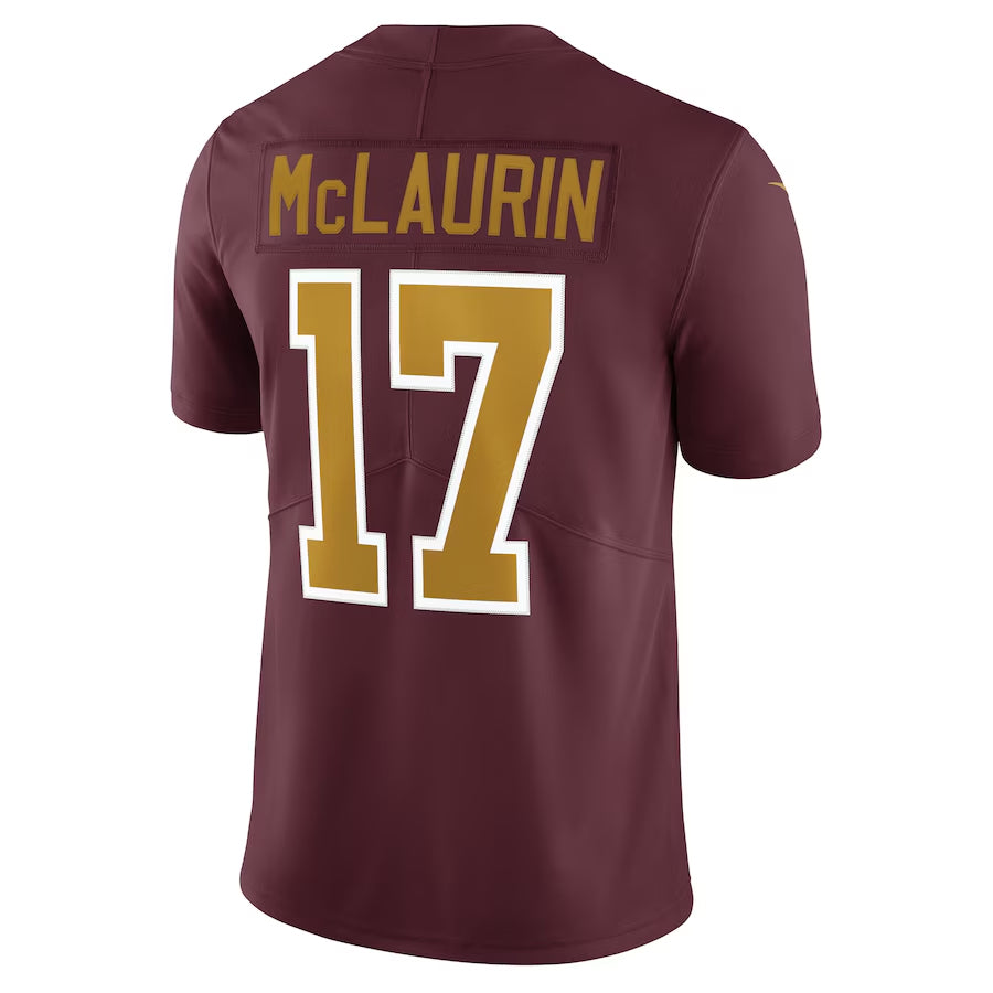 Yuxns W.Commanders #17 Terry McLaurin Player Burgundy Alternate Vapor Limited Stitched Jerseys