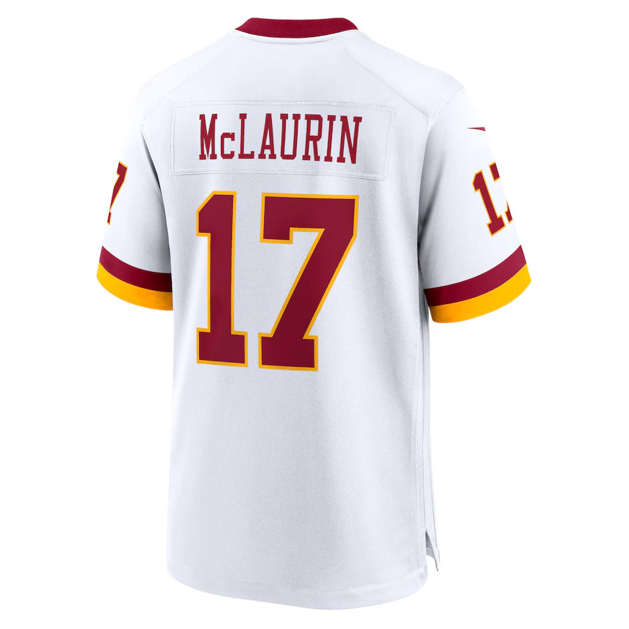 Yuxns W.Commanders #17 Terry McLaurin Player White Home Game Stitched Jerseys