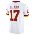 Yuxns W.Commanders #17 Terry McLaurin White Vapor F.U.S.E. Stitched Limited Jerseys