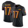 Yuxns W.Commanders #17 Terry Mclaurin Player Black Vapor Untouchable Home Game Stitched Jerseys