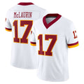 Yuxns W.Commanders #17 Terry Mclaurin Player White Limited Vapor F.U.S.E. Home Game Stitched Jerseys