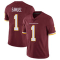 Yuxns W.Commanders #1 Deebo Samuel Sr Player Burgundy Vapor Limited Stitched Jerseys
