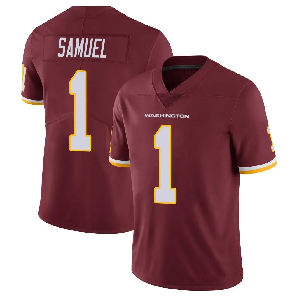 Yuxns W.Commanders #1 Deebo Samuel Sr Player Burgundy Vapor Limited Stitched Jerseys