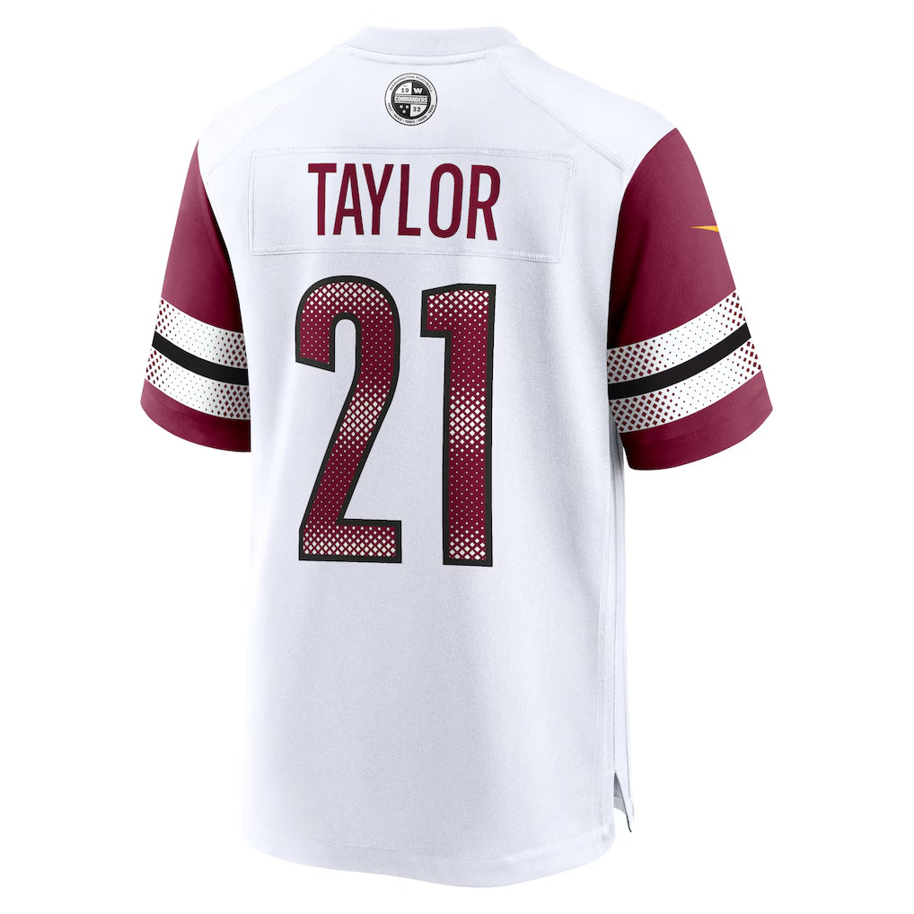 Yuxns W.Commanders #21 Sean Taylor Player White Home Game Stitched Jerseys
