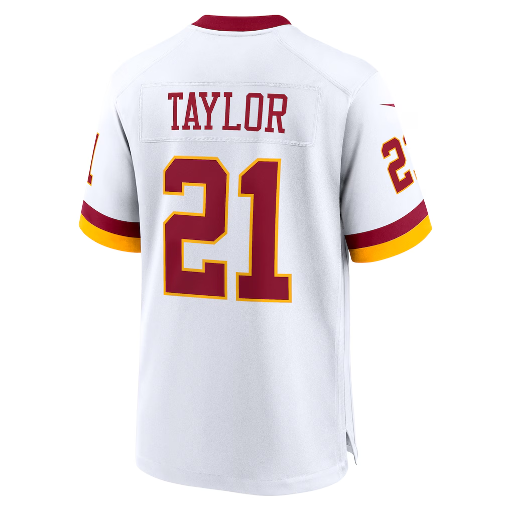 Yuxns W.Commanders #21 Sean Taylor White Game Super Bowl Era Stitched Jerseys