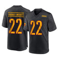 Yuxns W.Commanders #22 Jacory Croskey-Merritt Player Black Home Game Stitched Jerseys