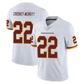 Yuxns W.Commanders #22 Jacory Croskey-Merritt Player White Tundra Fashion Home Game Stitched Jerseys