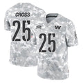 Yuxns W.Commanders #25 Nick Cross Player Arctic Camo Limited Salute To Service Home Game Stitched Jerseys