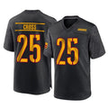 Yuxns W.Commanders #25 Nick Cross Player Black Home Game Stitched Jerseys