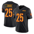 Yuxns W.Commanders #25 Nick Cross Player Black Limited Vapor F.U.S.E. Home Game Stitched Jerseys