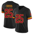 Yuxns W.Commanders #25 Nick Cross Player Black Limited Vapor Home Game Stitched Jerseys