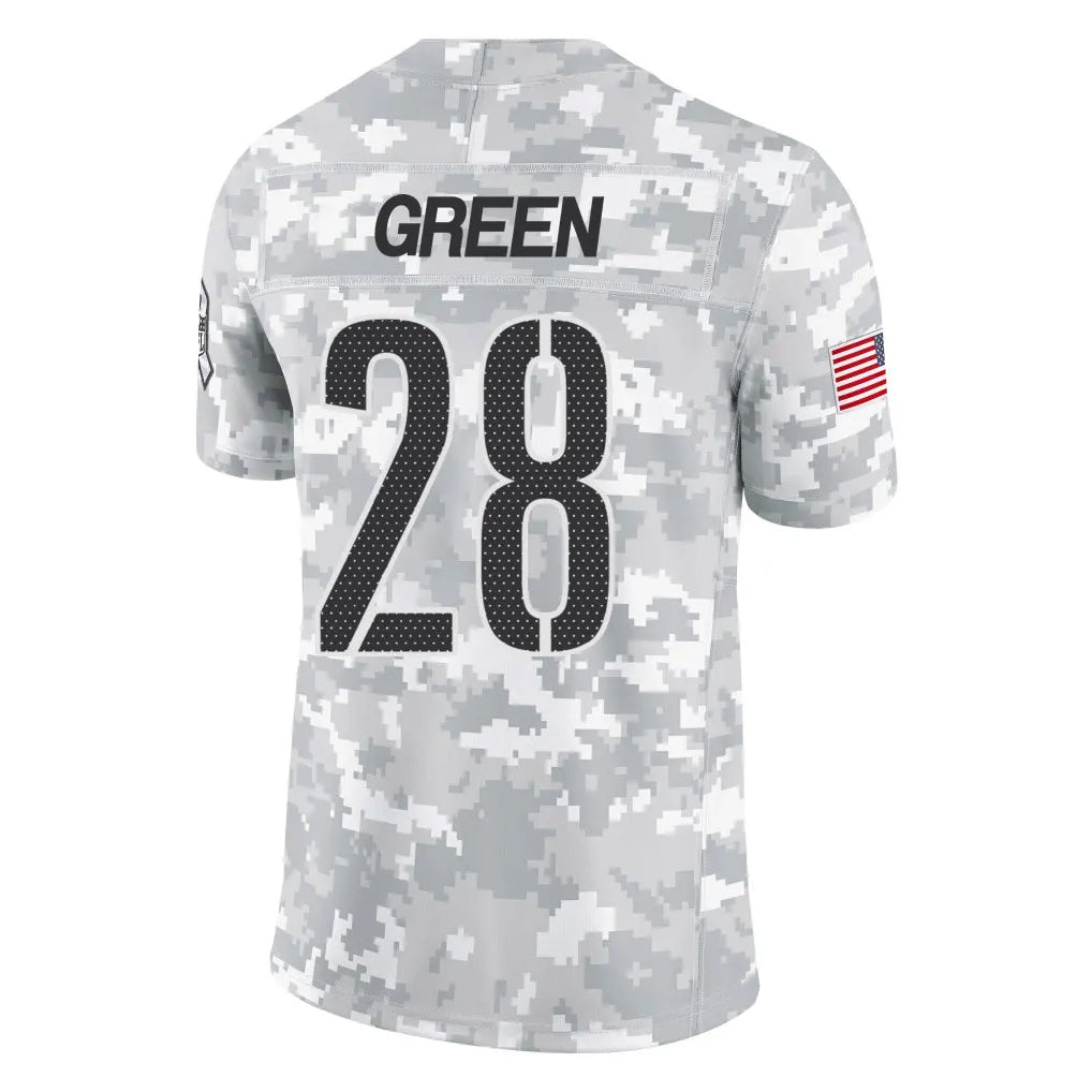 Yuxns W.Commanders #28 Darrell Green Player  Arctic Camo Salute To Service Limited Stitched Jerseys