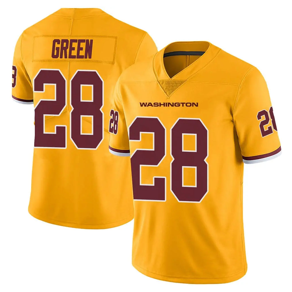 Yuxns W.Commanders #28 Darrell Green Player  Gold Vapor Limited Stitched Jerseys
