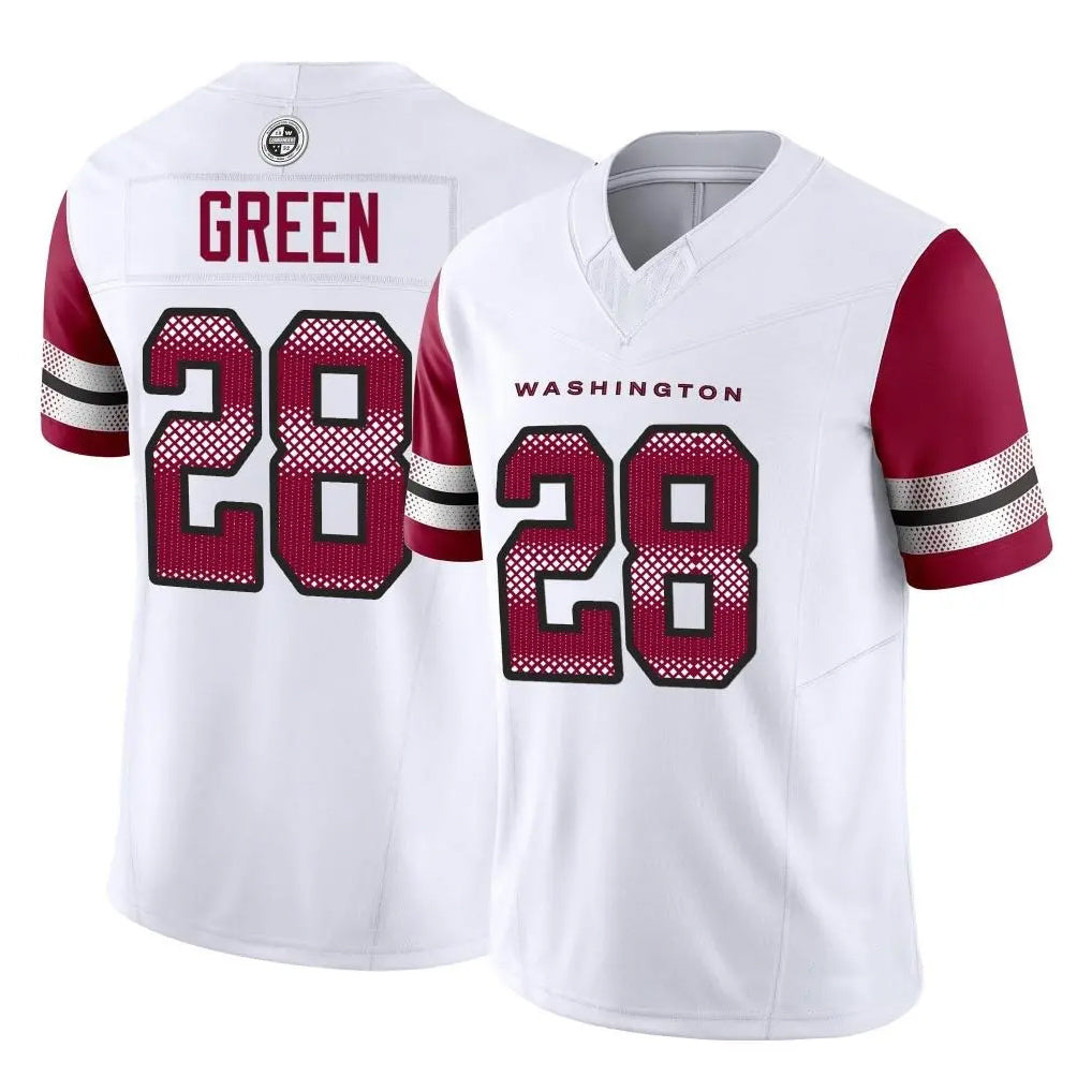 Yuxns W.Commanders #28 Darrell Green Player  White Vapor F.U.S.E. Limited Stitched Jerseys