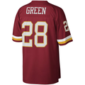 Yuxns W.Commanders Team #28 Darrell Green Mitchell & Ness Burgundy Legacy Replica Stitched Jerseys