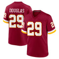 Yuxns W.Commanders #29 Rasul Douglas Player Burgundy Game Home Stitched Jerseys