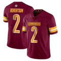 Yuxns W.Commanders #2 Amik Robertson Player Burgundy Limited Vapor Home Game Stitched Jerseys