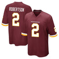Yuxns W.Commanders #2 Amik Robertson Player Burgundy Team Color Home Game Stitched Jerseys