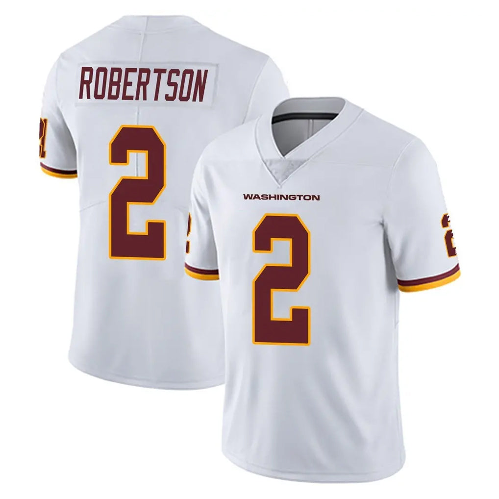 Yuxns W.Commanders #2 Amik Robertson Player White Limited Vapor Untouchable Home Game Stitched Jerseys