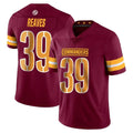 Yuxns W.Commanders #39 Jeremy Reaves Player Burgundy Limited Vapor Home Game Stitched Jerseys