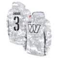Yuxns W.Commanders #3 Stefon Diggs Player Arctic Camo Limited Salute to Service Pullover Hoodies Game Stitched Jerseys