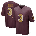 Yuxns W.Commanders #3 Stefon Diggs Player Burgundy Alternate Home Game Stitched Jerseys
