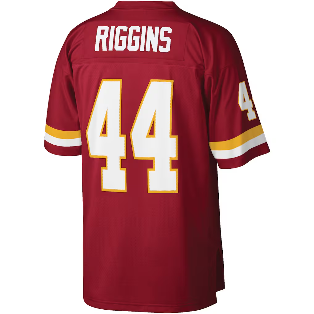 Yuxns W.Commanders #44 John Riggins Mitchell & Ness Burgundy Legacy  Puhic Replica Stitched Jerseys