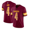 Yuxns W.Commanders #4 Frankie Luvu Player Burgundy Home Game Stitched Jerseys
