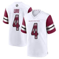 Yuxns W.Commanders #4 Frankie Luvu Player White Game Home Stitched Jerseys